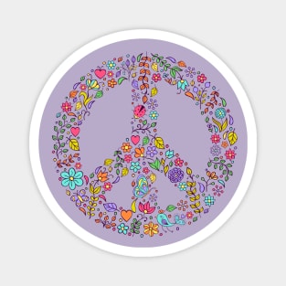 Nature Lover Peace Sign Magnet